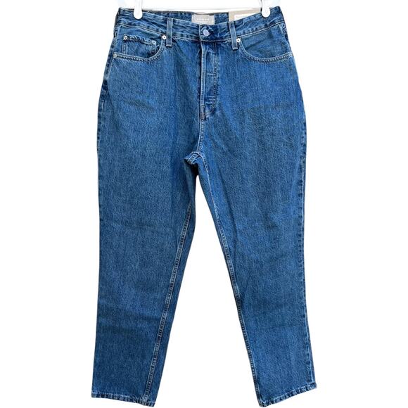 NEW Everlane 90's Cheeky Jean Medium Wash Straight Button Fly Cotton Women's 32 - Picture 1 of 7